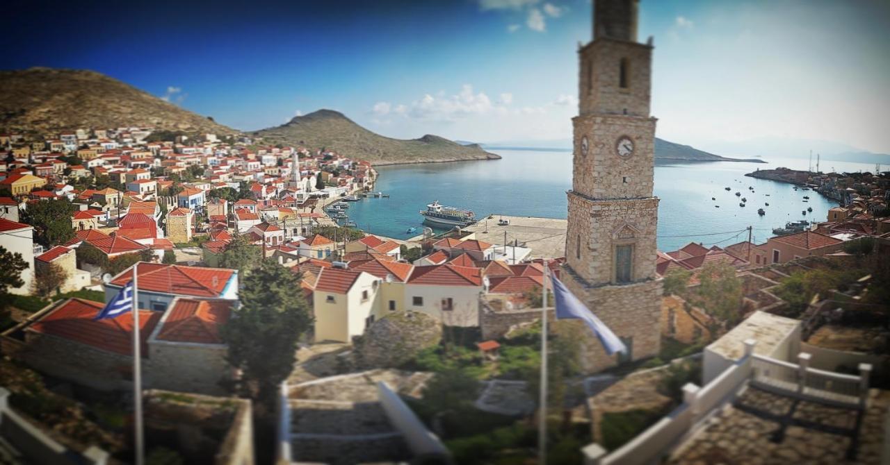 Villa Cassandra Chalki Town Esterno foto