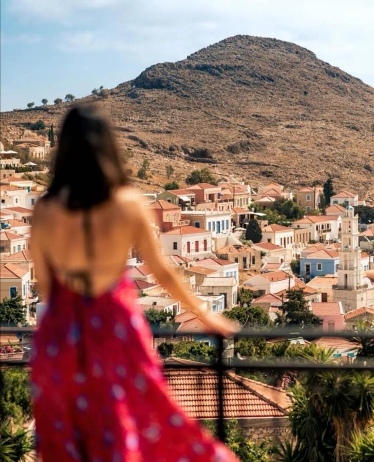 Villa Cassandra Chalki Town Esterno foto