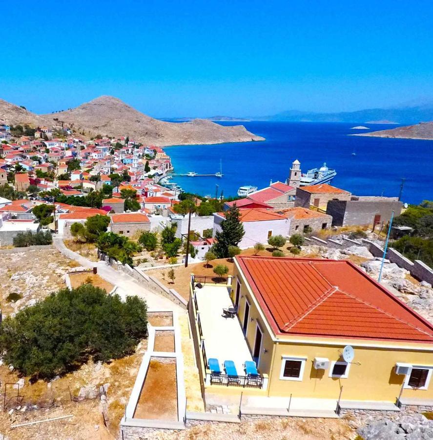 Villa Cassandra Chalki Town Esterno foto